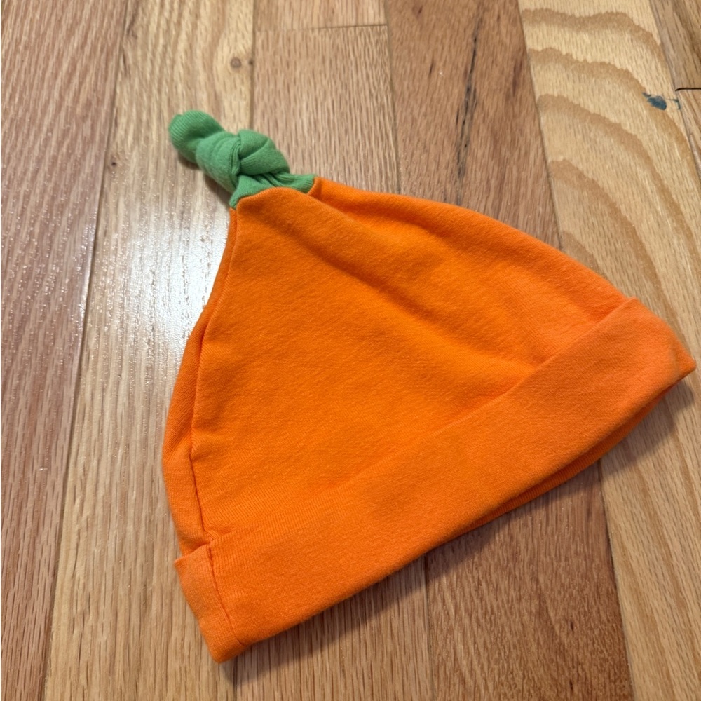 Carter's baby pumpkin themed hat
